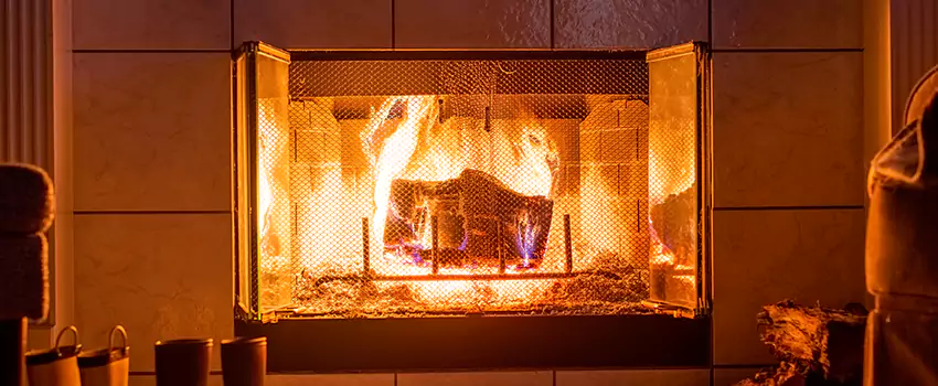 Mendota Hearth Landscape Fireplace Installation in Columbus, Mississippi