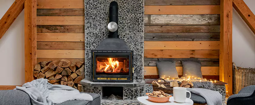 Thelin Hearth Products Direct Vent Gas Stove Fireplace Inspection in Columbus, Mississippi