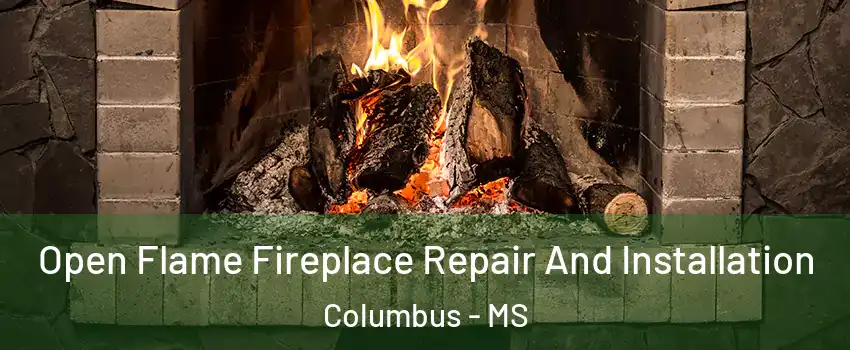  Open Flame Fireplace Repair And Installation Columbus - MS
